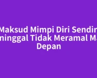 Maksud Mimpi Diri Sendiri Meninggal Tidak Meramal Masa Depan